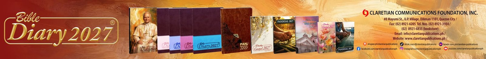 Bible Diary 2027 and Claretian Publications Seasonals